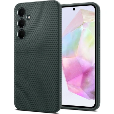 Afbeelding van Spigen Liquid Air Hoesje Geschikt voor Samsung Galaxy A35 Back Cover Flexibel TPU Groen