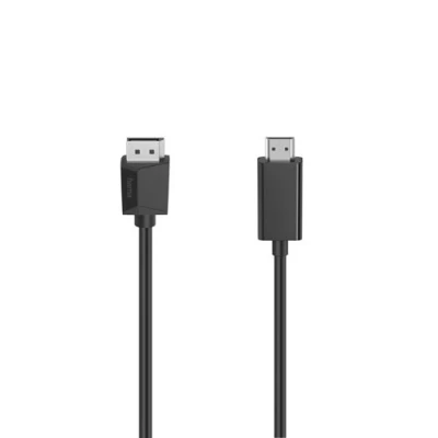 Image de Hama Câble Displayport Hdmi Ultra Hd 1.5 M Noir (200712)