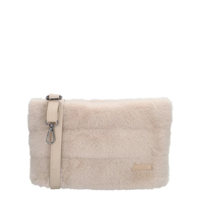Afbeelding van Zebra Trends Emma Schoudertas Crossbodytas Bont Fur Crème