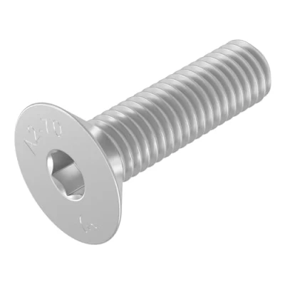 Afbeelding van SECCARO M12 x 45 mm, roestvrij staal V2A VA A2, DIN 7991/ISO 10642, binnenzeskant, 20 stuks