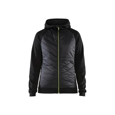 Afbeelding van Blaklader Dames hybride sweater 3464 2526 Zwart/High Vis Geel