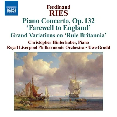 Afbeelding van Christopher Hinterhuber, Royal Liverpool Philharmonic Orchestra, Uwe Grodd Ries: Piano Concerto Op.132 (CD)