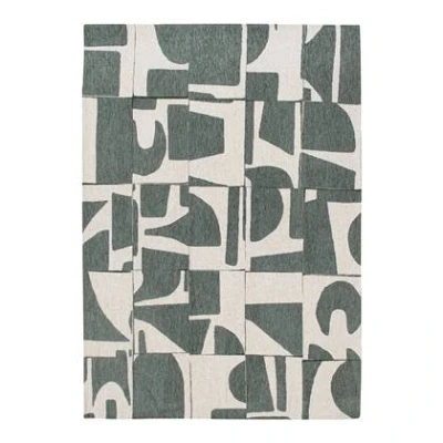 Afbeelding van Louis de Poortere Craft Papercut Vloerkleed 170 x 240 cm Sea Spray