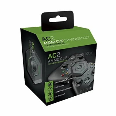 Afbeelding van Gioteck AC 2 Ammo Clip Oplaadstation voor Controller Xbox Series (2x 600mAh)