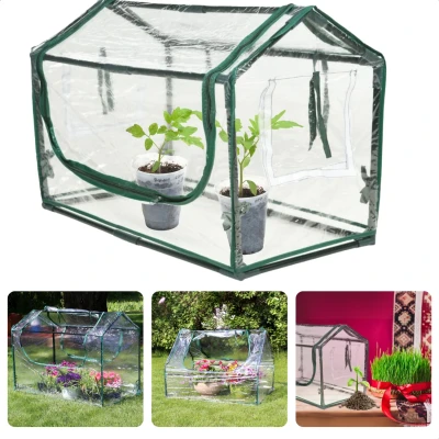 Afbeelding van Cheqo Kweekkas Foliekas Kas Broeikas voor Moestuin Compacte Tuinkas Staal