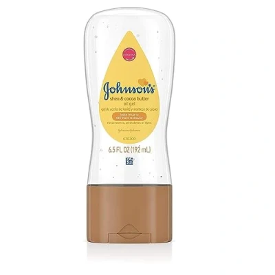 Afbeelding van Johnson&#039;s Baby Oliegel, shea en kokosboter, 6,5 ounce (6 stuks)