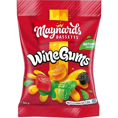 Afbeelding van Maynards Bassetts Winegums Snoepzakje, 165 g