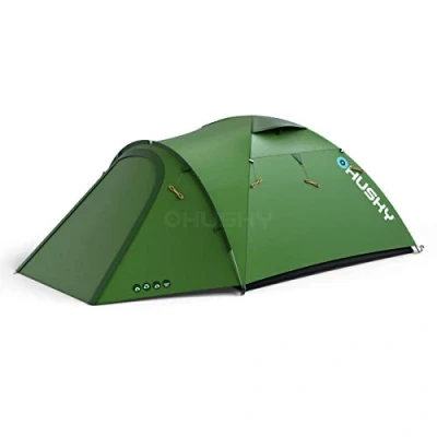 Afbeelding van Husky tent extreem lichtgewicht Baron 3 persoons Groen
