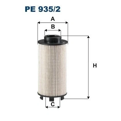 Afbeelding van FILTRON PE 935/2 Brandstoffilter Filter insert MERCEDES BENZ: ATEGO 3