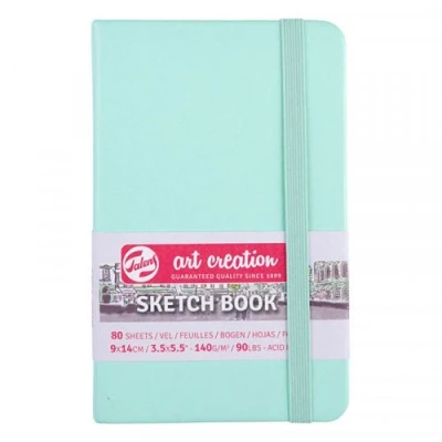 Image de Carnet Croquis 9x14 cm 80 feuilles 140g Menthe Royal Talens