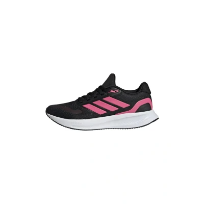 Afbeelding van adidas Runfalcon 5 hardloopschoenen voor dames, Core Black Pink Fusion Ftwr Wit
