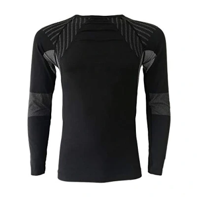 Afbeelding van Hydrowear model Wilson thermoshirt lange mouw zwart/grijs M/L