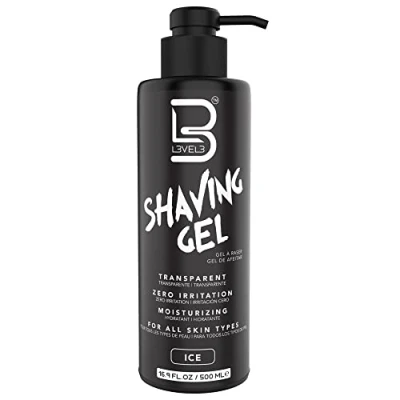 Afbeelding van LEVEL3 Transparante Shaving Gel ICE 500ml 12 STUKS