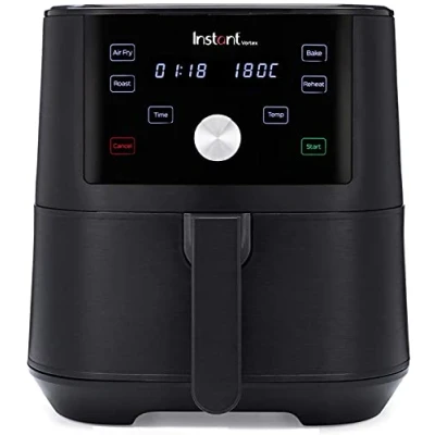 Afbeelding van Instant Vortex 6 airfryer supersnelle heteluchtfriteuse bakken grillen verwarmen tot 20% sneller!