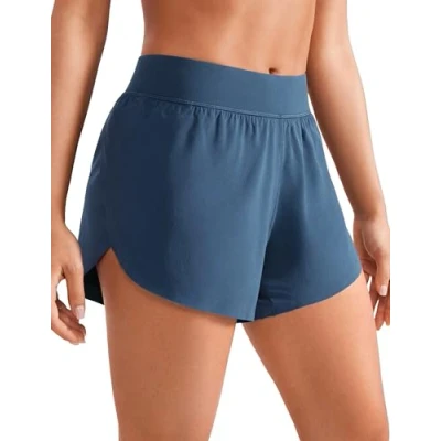 Afbeelding van CRZ YOGA Hardloopshort voor dames met hoge taille, sneldrogend