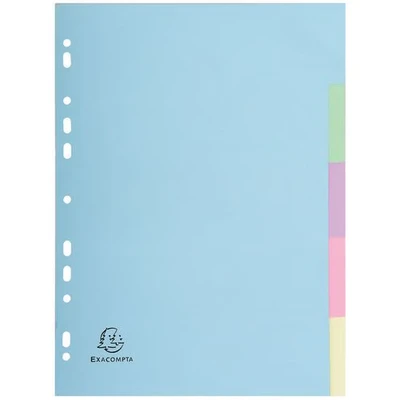 Image de Intercalaires carte pastel 180g forever 5 positions A4