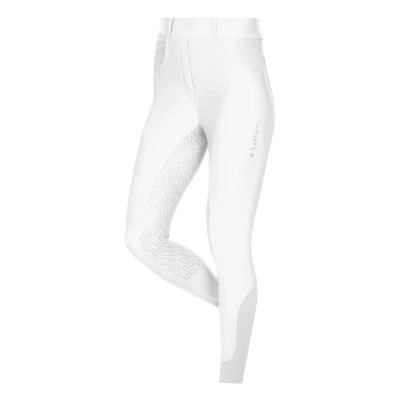 Image de LeMieux Legging d&#039;Équitation Demi Pull On Full Seat Blanc EU 32