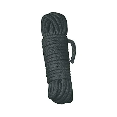 Afbeelding van Zwart bondage touw