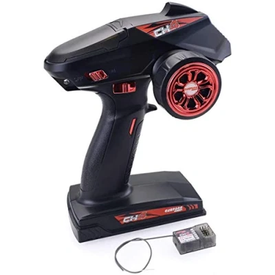 Afbeelding van DollaTek 2.4G RC auto controller 4 kanalen digitale radio afstandsbediening zender met ontvanger voor boot