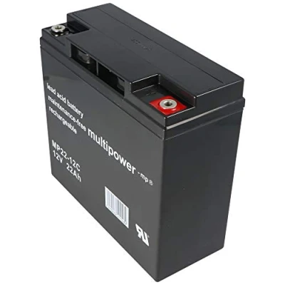 Afbeelding van Multipower MP22 12C accu 12V / 22Ah