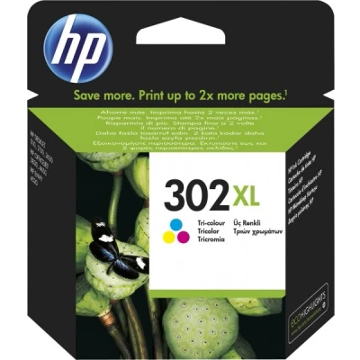 Afbeelding van HP 302XL Inktcartridge kleur (F6U67AE)