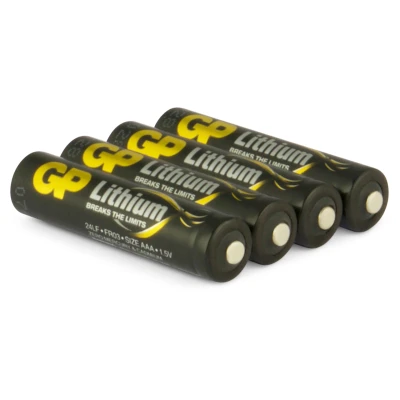 Afbeelding van AAA batterij GP lithium 1.5V 4 stuks