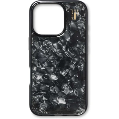 Afbeelding van iDeal of Sweden Hoesje Geschikt voor iPhone 16 Pro Pearlized Case Zwart