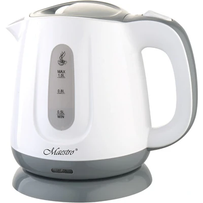 Afbeelding van Feel Maestro MR013 waterkoker 1 l Grijs, Wit 1100 W