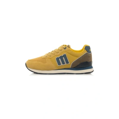 Afbeelding van mtng Sneakers laag, Heren, Maat: 43, Dark yellow melange Schoenen
