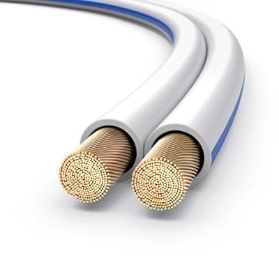 Afbeelding van PureLink Hifi luidsprekerkabel 2 x 1,5 mm² (99,9% OFC volledig koper 0,10 mm) wit 25 m