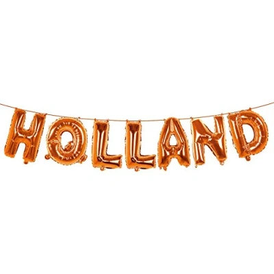 Afbeelding van Boland Folieballonslinger &#039;H O L A N D&#039; Multi Folieballon