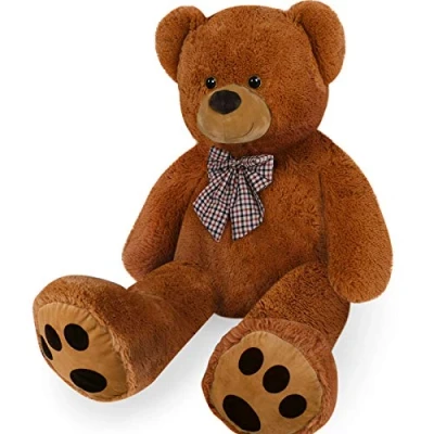 Afbeelding van Monzana Knuffelbeer Pluche 100cm kleur Bruin