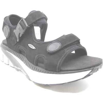 Afbeelding van MTR SANDAL M, 702836 03U, Zwarte heren sandalen in een dynamic uitvoering