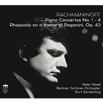 Afbeelding van Peter Rösel, Berliner Sinfonie Orchester, Kurt Sanderling Rachmaninoff: Piano Concertos Nos. 1 4/Rhapsody On A Theme of Paganini (3 CD)