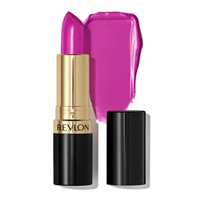 Image de REVLON Rouge à lèvres Super Lustrous, Formule crémeuse pour des douces et pulpeuses, Sensation d&#039;hydratation, 770 Dramatic, 4,2g