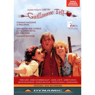 Afbeelding van Orchestra And Chorus Of The Opéra Royal De Wallonie, Claudio Scimone Grétry: Guillaume Tell (DVD)