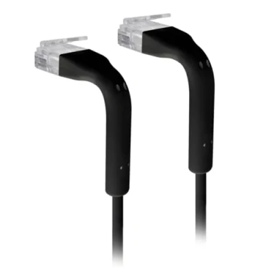 Image de Ubiquiti UniFi Cordon de raccordement RJ 45 (M) pour 2 m 3 mm CAT 6 démarré noir