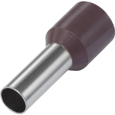 Afbeelding van Vogt Verbindungstechnik 470812 Adereindhulzen 10 mm² Deels geïsoleerd Bruin 100 stuk(s)