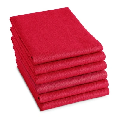 Afbeelding van Ddddd Theedoek Logo Rood 6 Stuks
