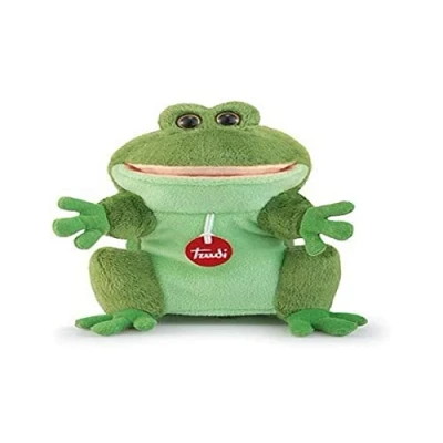 Afbeelding van Trudi Puppets Handpop Kikker 28 cm Hoge kwaliteit pluche knuffel Knuffeldier voor jongens en meisjes Groen 19x23x15 maat S