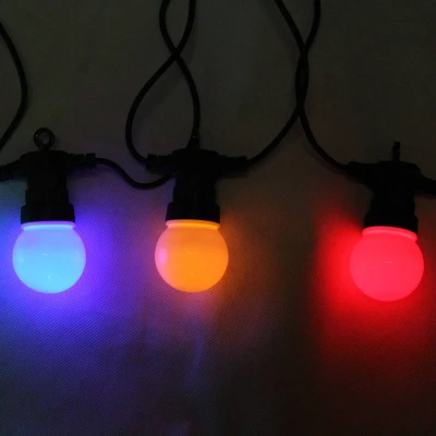 Afbeelding van LED lichtketting Nirvana, 20 lampjes, kleurrijk, IP44