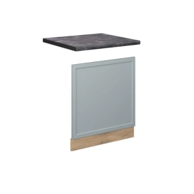 Afbeelding van Vicco Fame Line frontpaneel lichtblauw/grijs 60 cm AP antraciet