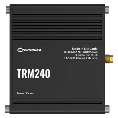 Afbeelding van Teltonika TRM240, LTE Cat 1 celmodem van industriële kwaliteit met TRM240000000 modem (Cellular robuuste aluminium behuizing externe kaart incl