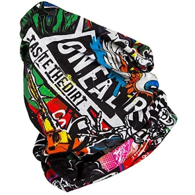 Afbeelding van O&#039;NEAL Buissjaal mountainbike motorcross motorfiets zonder zoom, comfortabel materiaal, elastische stof nekwarmer crank unisex zwart multi één maat