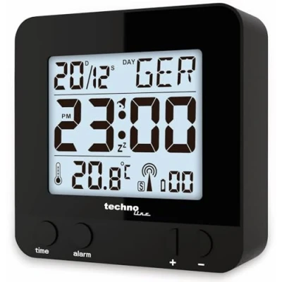 Image de Technoline WT 235 Réveil radio piloté avec capteur tactile Plastique 8 x 25 cm schwarz 2.5
