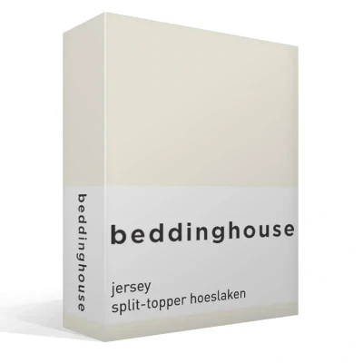Afbeelding van Beddinghouse Jersey Splittopper Hoeslaken Natural