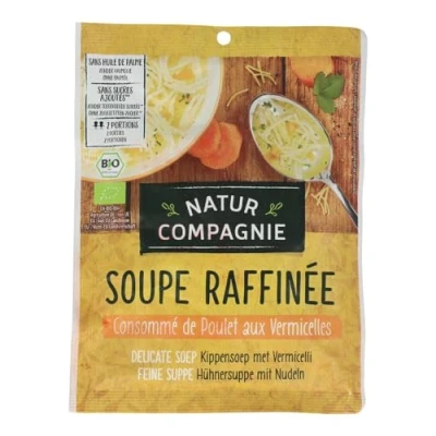 Afbeelding van Natur Compagnie Kippensoep met Multi verpakking 12x40GR