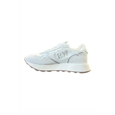 Afbeelding van River Woods Sneakers laag, Dames, Maat: 38, Offwhite Nubukleer/ textiel