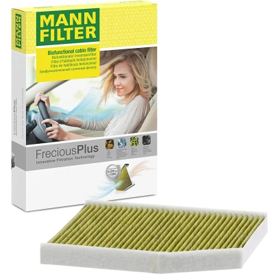 Afbeelding van MANN FILTER FP 29 007 Interieurfilter Actief koolstoffilter met meerwaardig fenol 284mm 232mm 30mm FORD: Transit Custom V362 Van