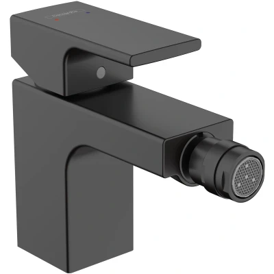 Afbeelding van hansgrohe Vernis bidetkraan met waste mat zwart